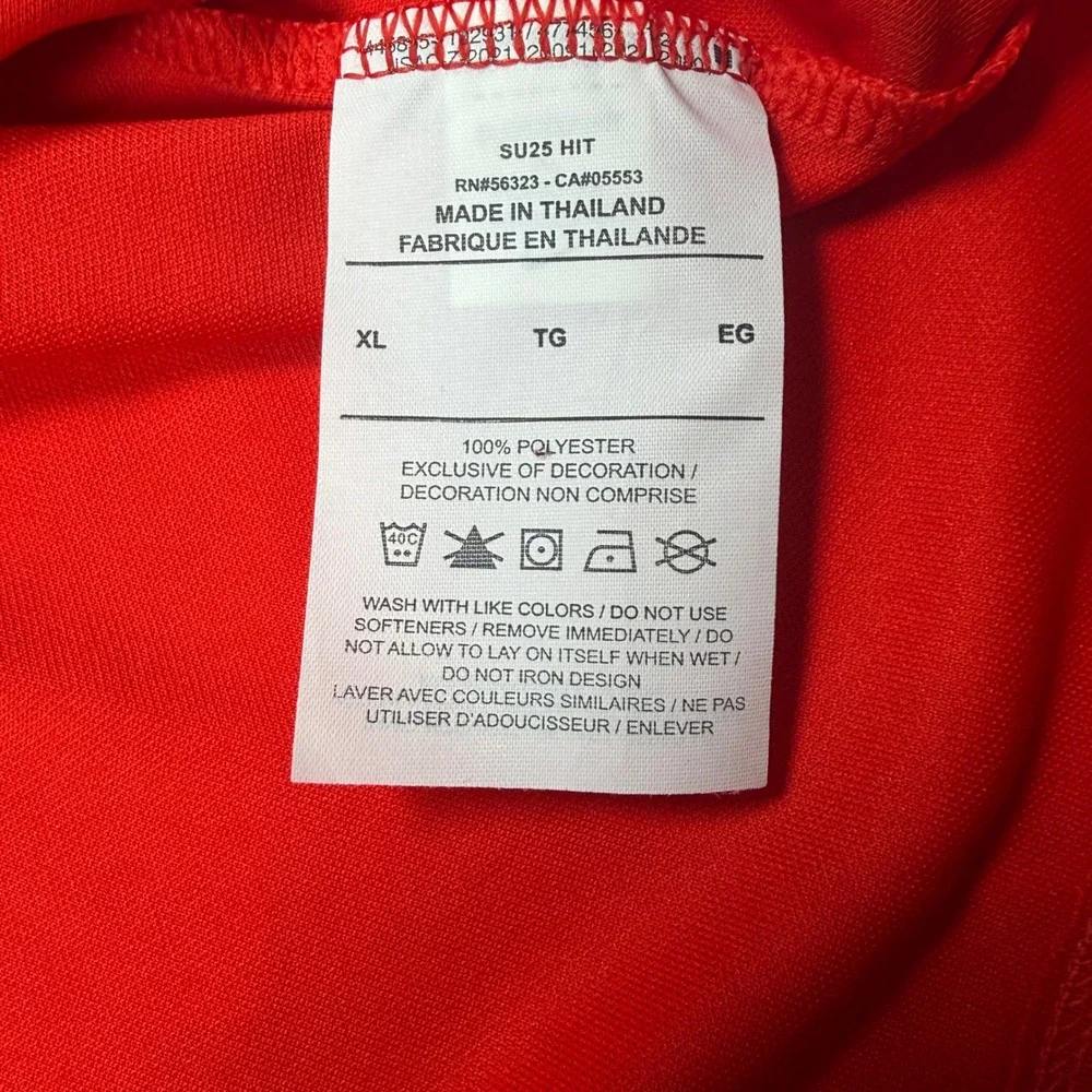 Nike USWNT US Soccer Training Jersey Red One‎ Nation One Team DH0830-600 XL NWT